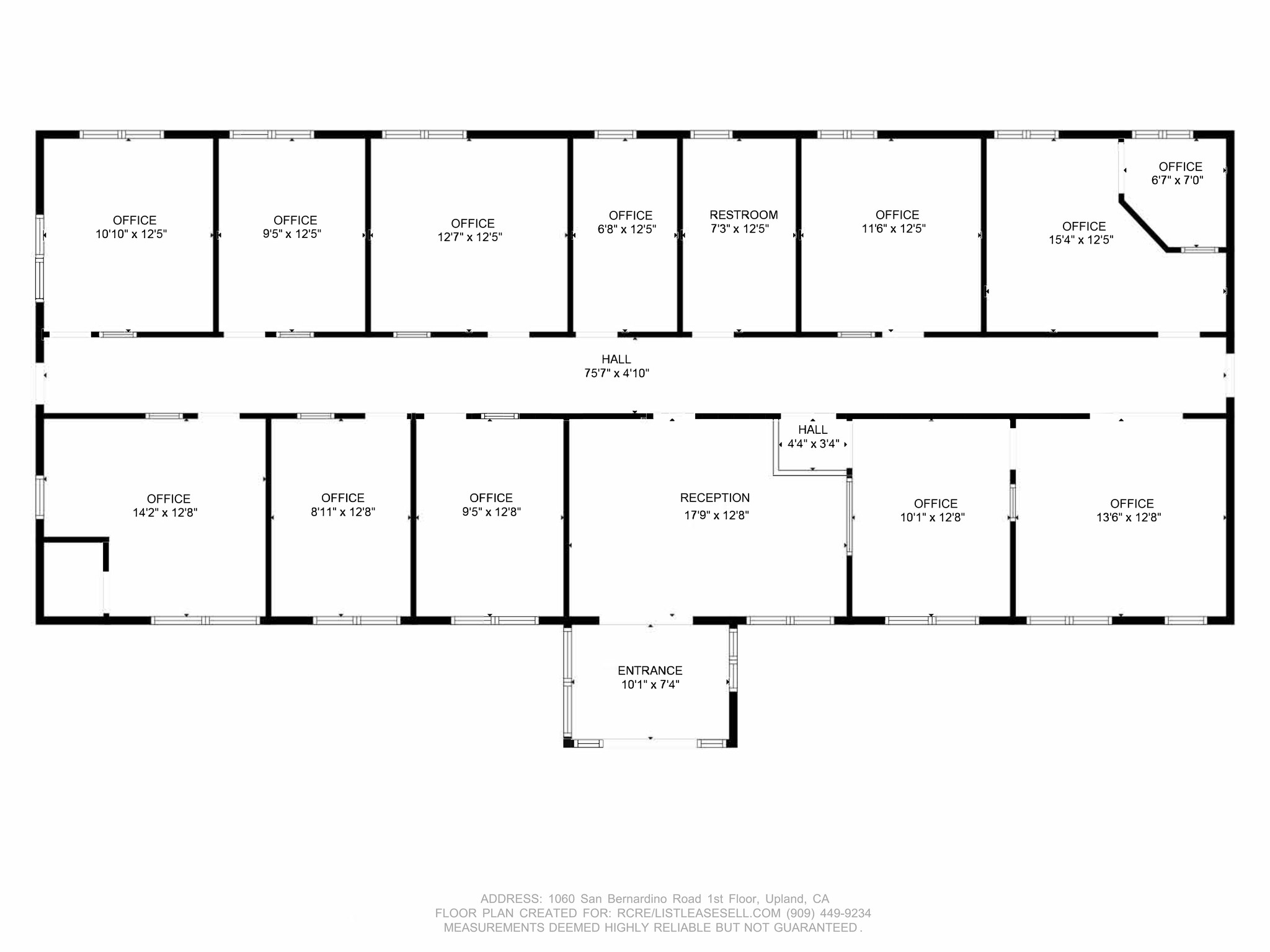 1060 San Bernardino Rd, Upland, CA for lease Site Plan- Image 1 of 22