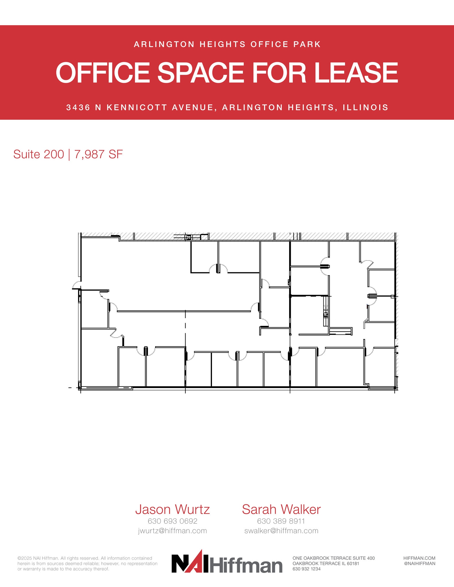 1156 Shure Dr, Arlington Heights, IL for lease Floor Plan- Image 1 of 1