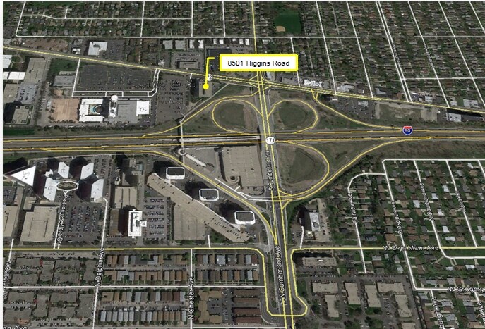 8501 W Higgins Rd, Chicago, IL for sale Aerial- Image 1 of 1