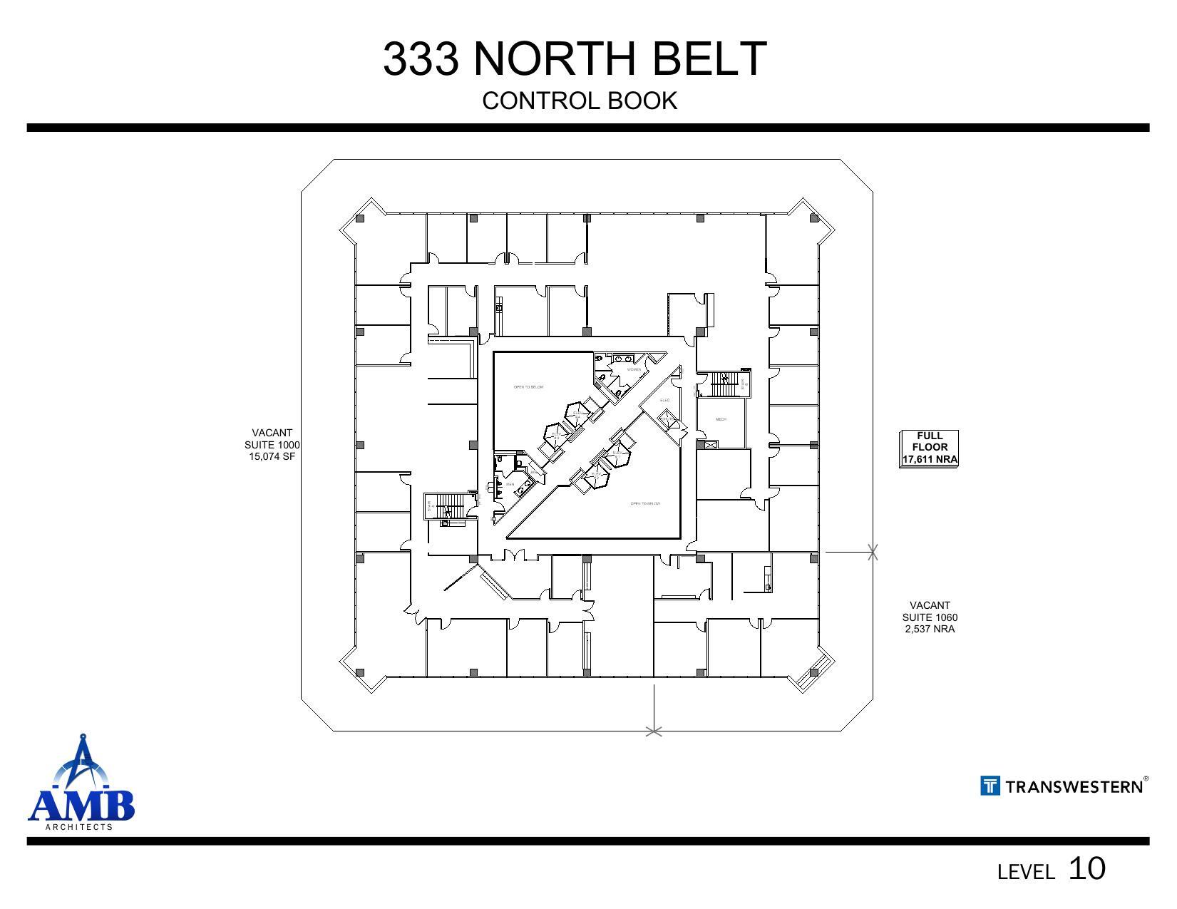 333 N Sam Houston Pky E, Houston, TX for lease Floor Plan- Image 1 of 1