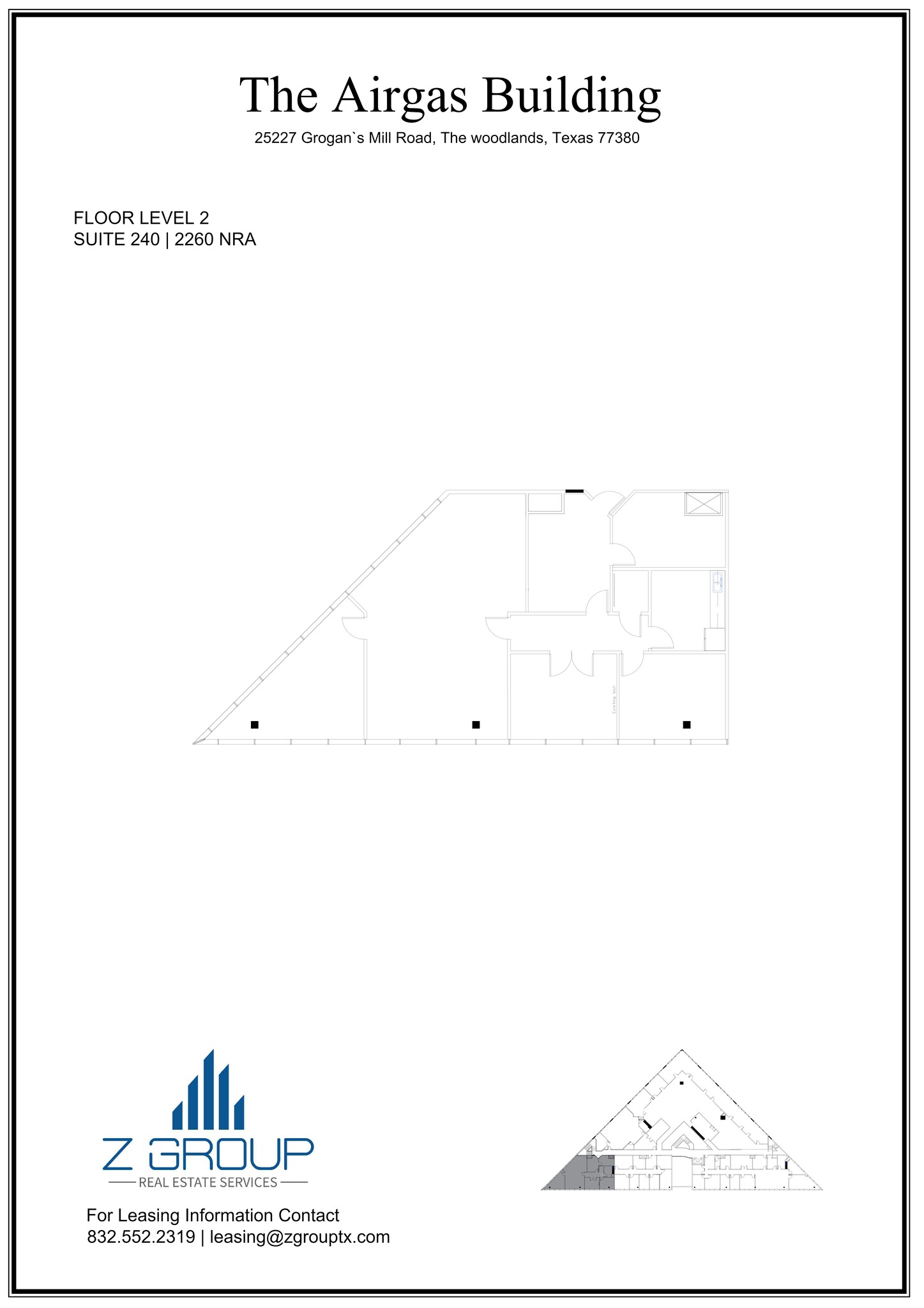 25227 Grogans Mill Rd, The Woodlands, TX for lease Site Plan- Image 1 of 1