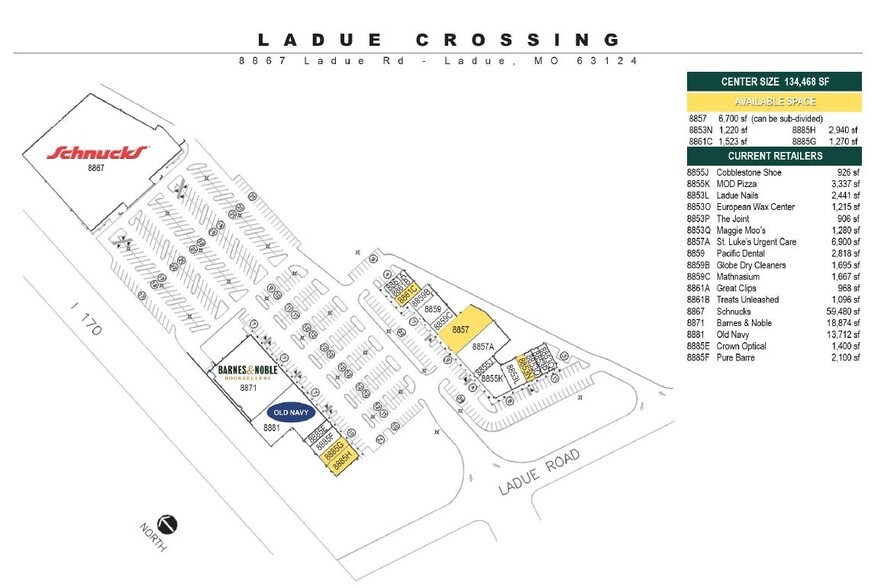 8851 8861 Ladue Rd Saint Louis Mo 63124 Retail Space For