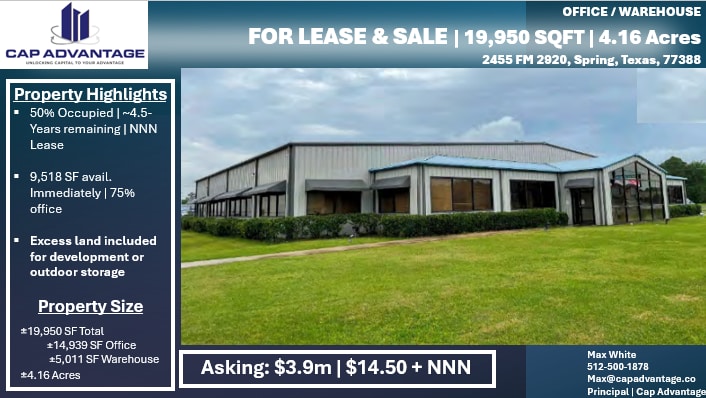 2455 FM-2920, Spring, TX for sale - Building Photo - Image 1 of 18