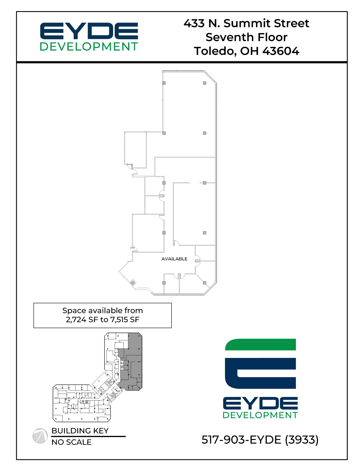 433 N Summit St, Toledo, OH for lease Floor Plan- Image 1 of 1