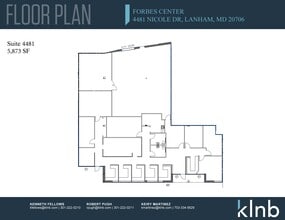 4451-4485 Nicole Dr, Lanham, MD for lease Floor Plan- Image 1 of 1