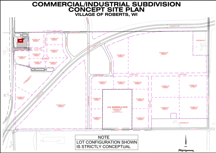 Hwy 65 & 70th St, Roberts, WI for sale - Site Plan - Image 3 of 4