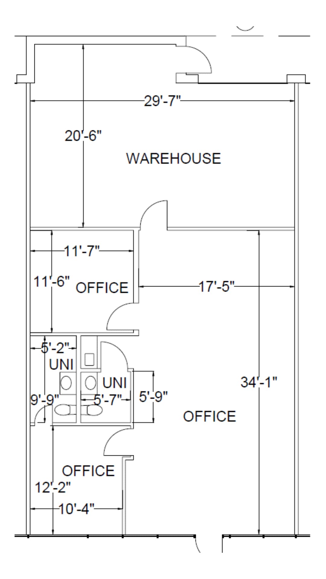 1335 Capital Circle, Marietta, GA for lease Floor Plan- Image 1 of 1