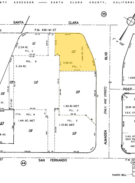 1 Almaden Blvd, San Jose, CA for lease - Plat Map - Image 2 of 20