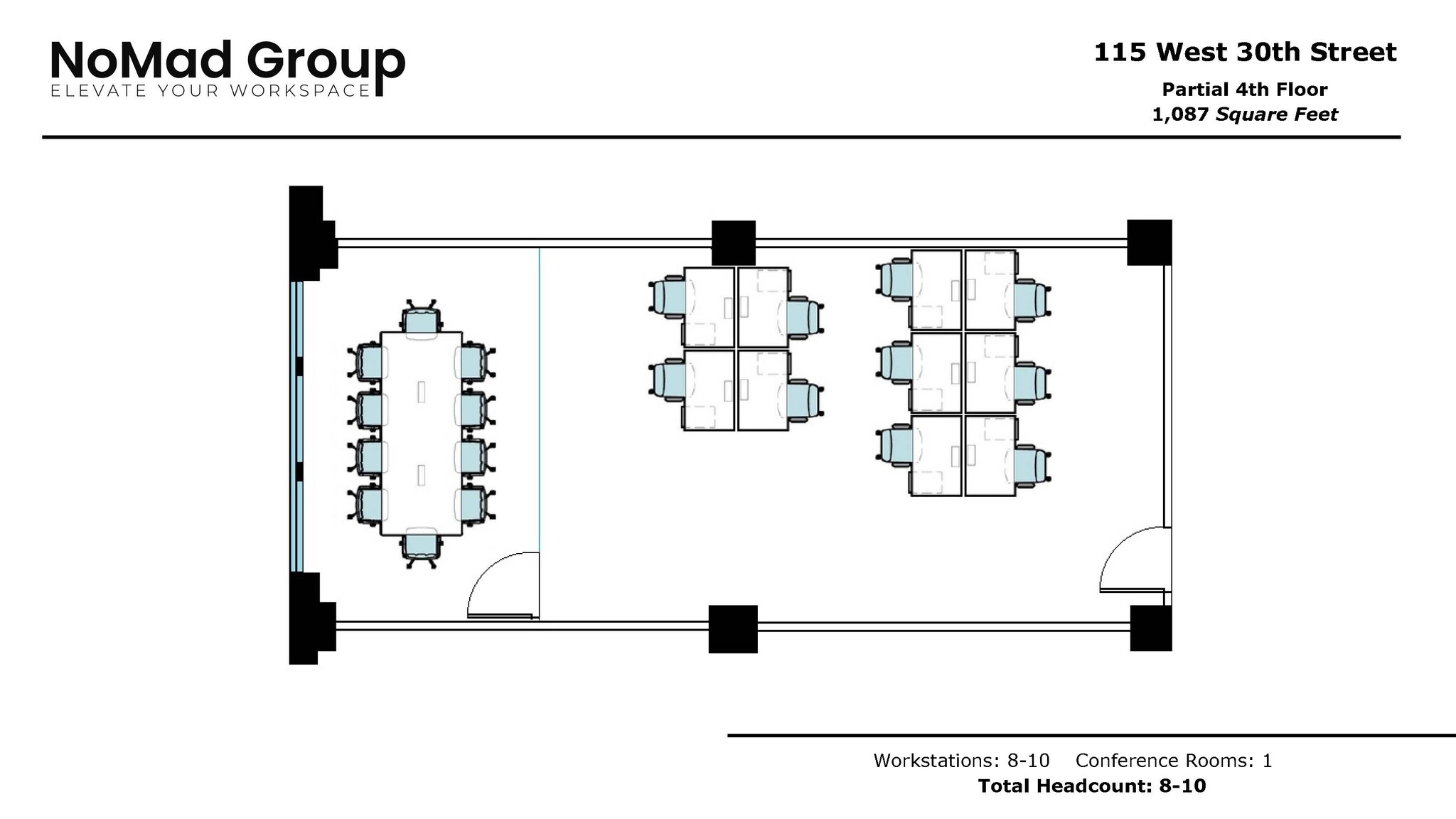 115-125 W 30th St, New York, NY for lease Floor Plan- Image 1 of 2