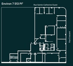 1370-1384 Rue Sainte-Catherine O, Montréal, QC for lease Floor Plan- Image 1 of 6