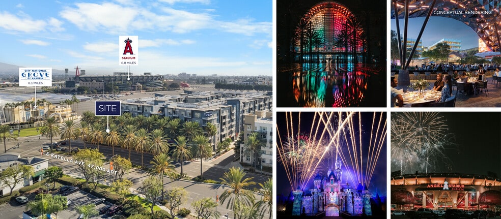 2100 E Katella Ave, Anaheim, CA for lease - Aerial - Image 3 of 8