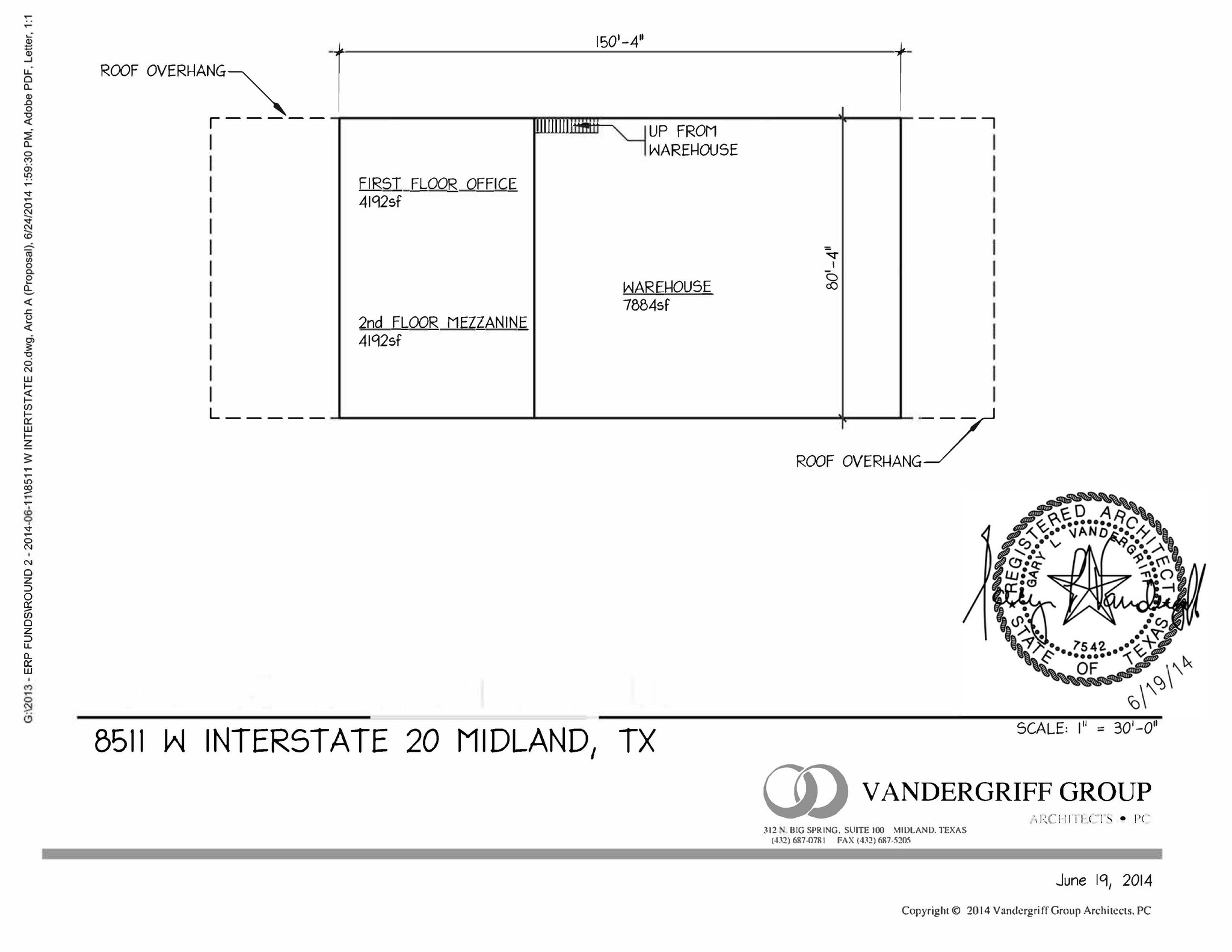 8511 W Interstate 20, Midland, TX for lease Floor Plan- Image 1 of 8