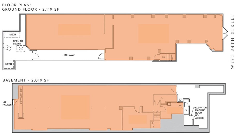 36 W 34th St, New York, NY for lease - Floor Plan - Image 2 of 3