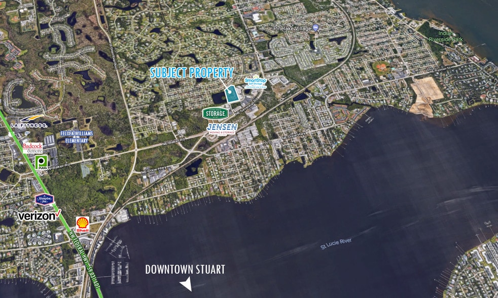 861 NE Industrial Blvd, Jensen Beach, FL for lease - Aerial - Image 3 of 35