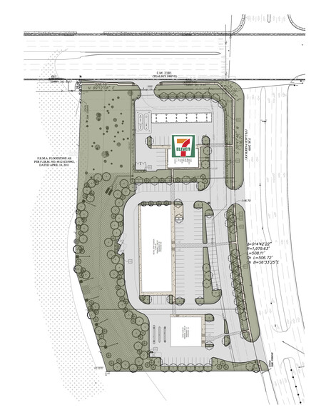 FM 2181 & FM 2499, Denton, TX for lease - Site Plan - Image 2 of 3