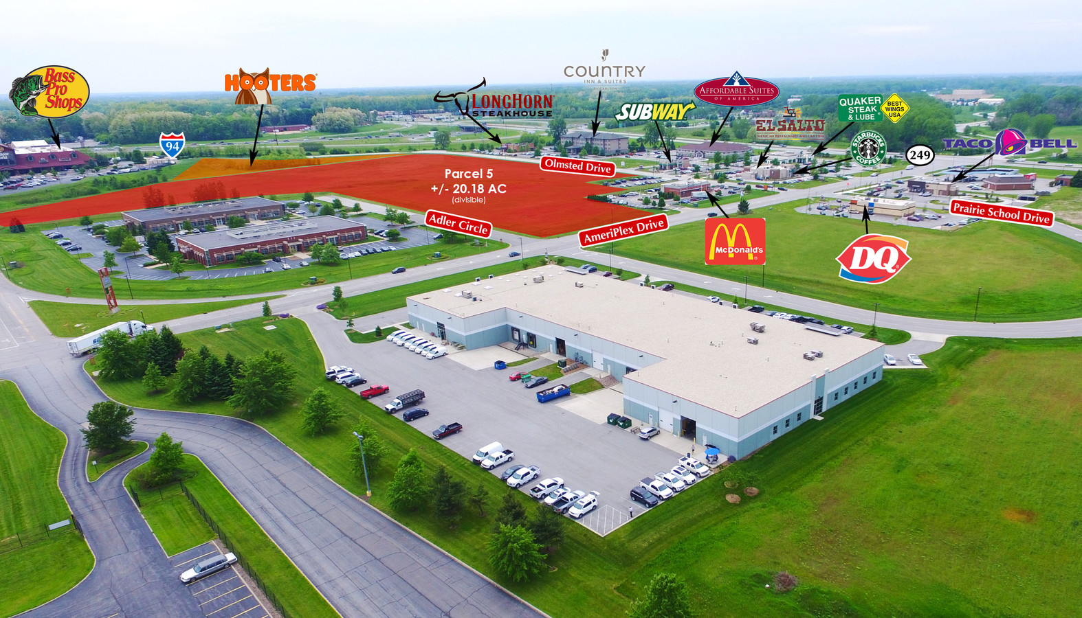 Adler Circle & AmeriPlex Dr @ Ameriplex, Portage, IN 46368 LoopNet