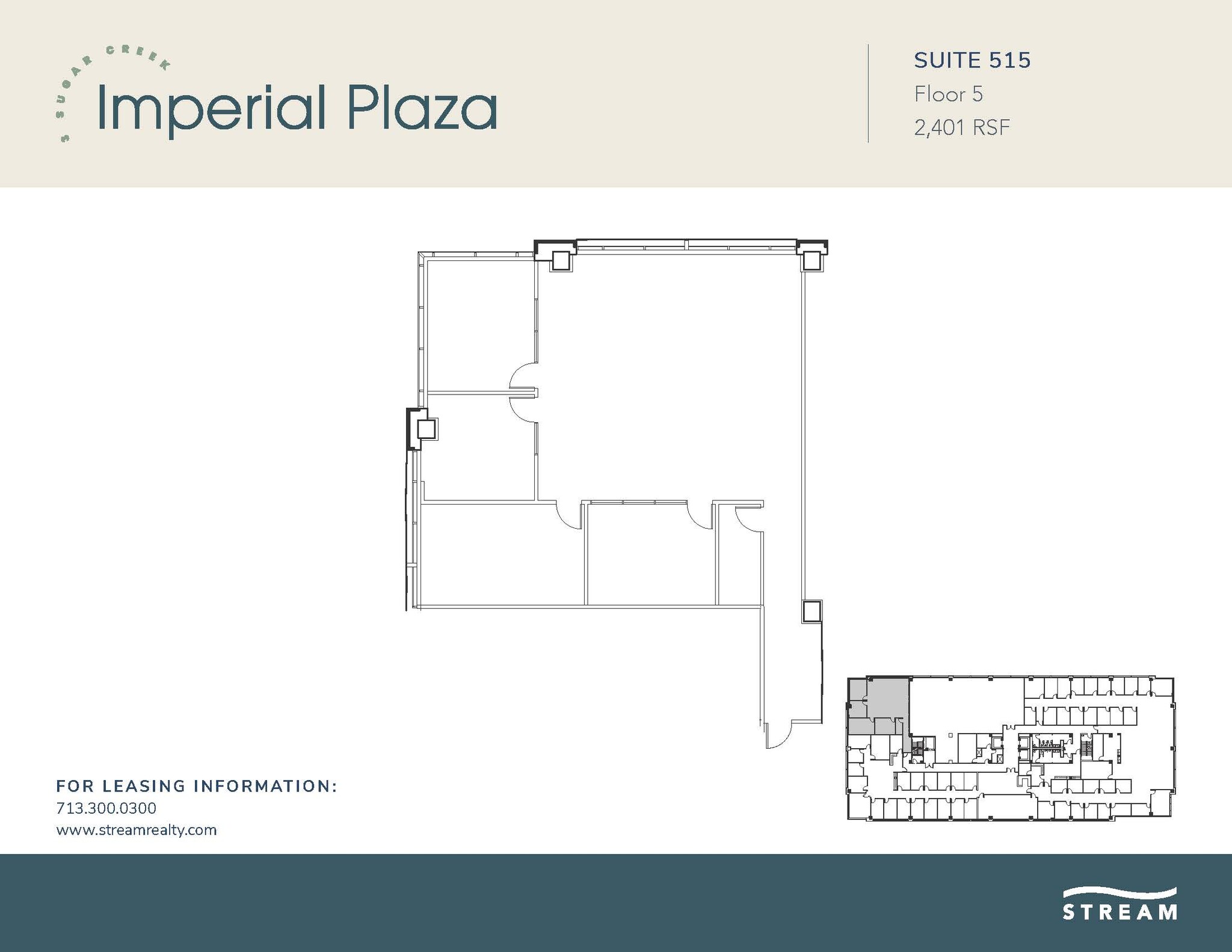 3 Sugar Creek Center Blvd, Sugar Land, TX for lease Floor Plan- Image 1 of 1