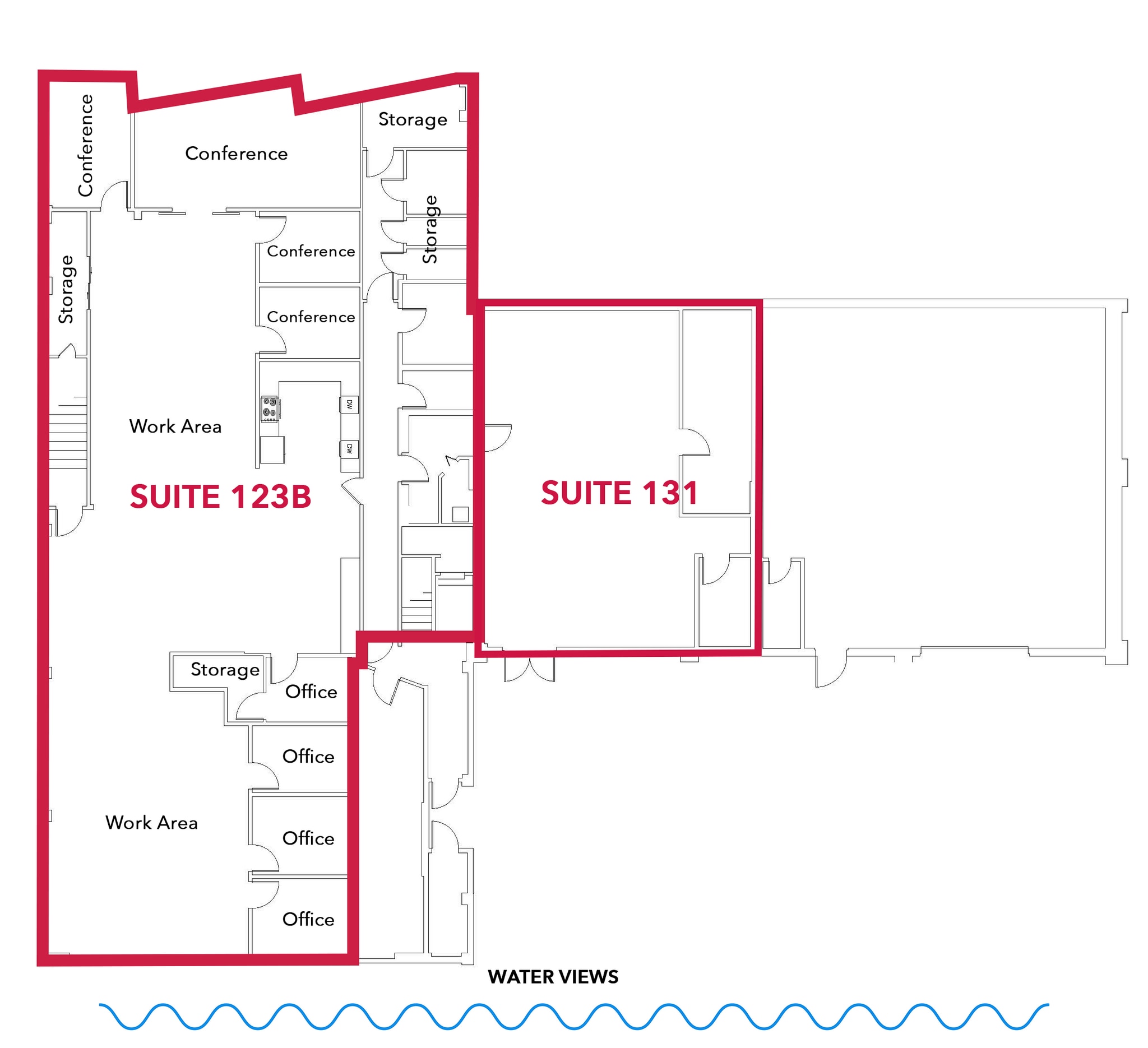 123 Lake St, Kirkland, WA for lease Floor Plan- Image 1 of 5