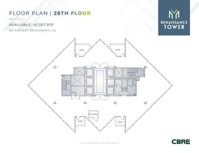 801 K St, Sacramento, CA for lease Floor Plan- Image 1 of 2