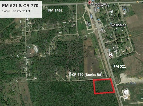 Fm 521, Rosharon, TX for sale Aerial- Image 1 of 1