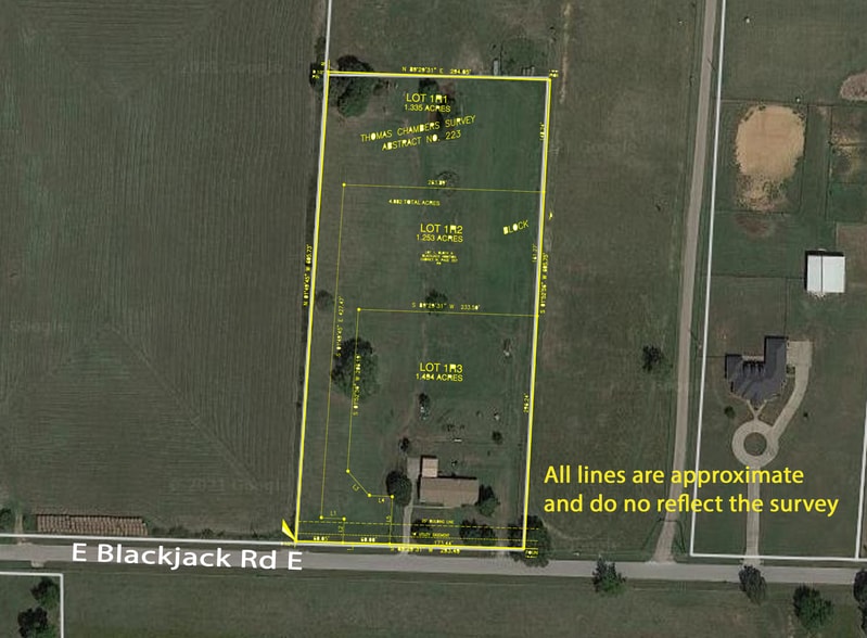 E Blackjack Rd, Pilot Point, TX for sale - Aerial - Image 2 of 4
