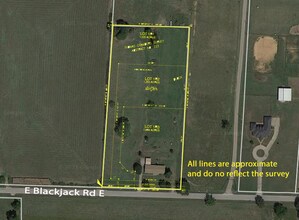E Blackjack Rd, Pilot Point, TX - AERIAL  map view