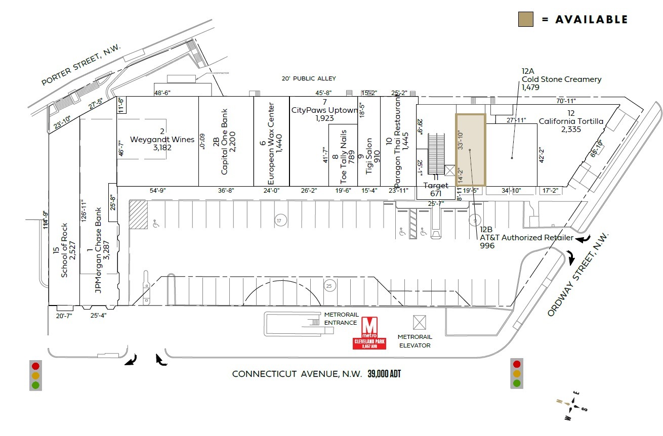 3501-3529 Connecticut Ave NW, Washington, DC for lease Site Plan- Image 1 of 1