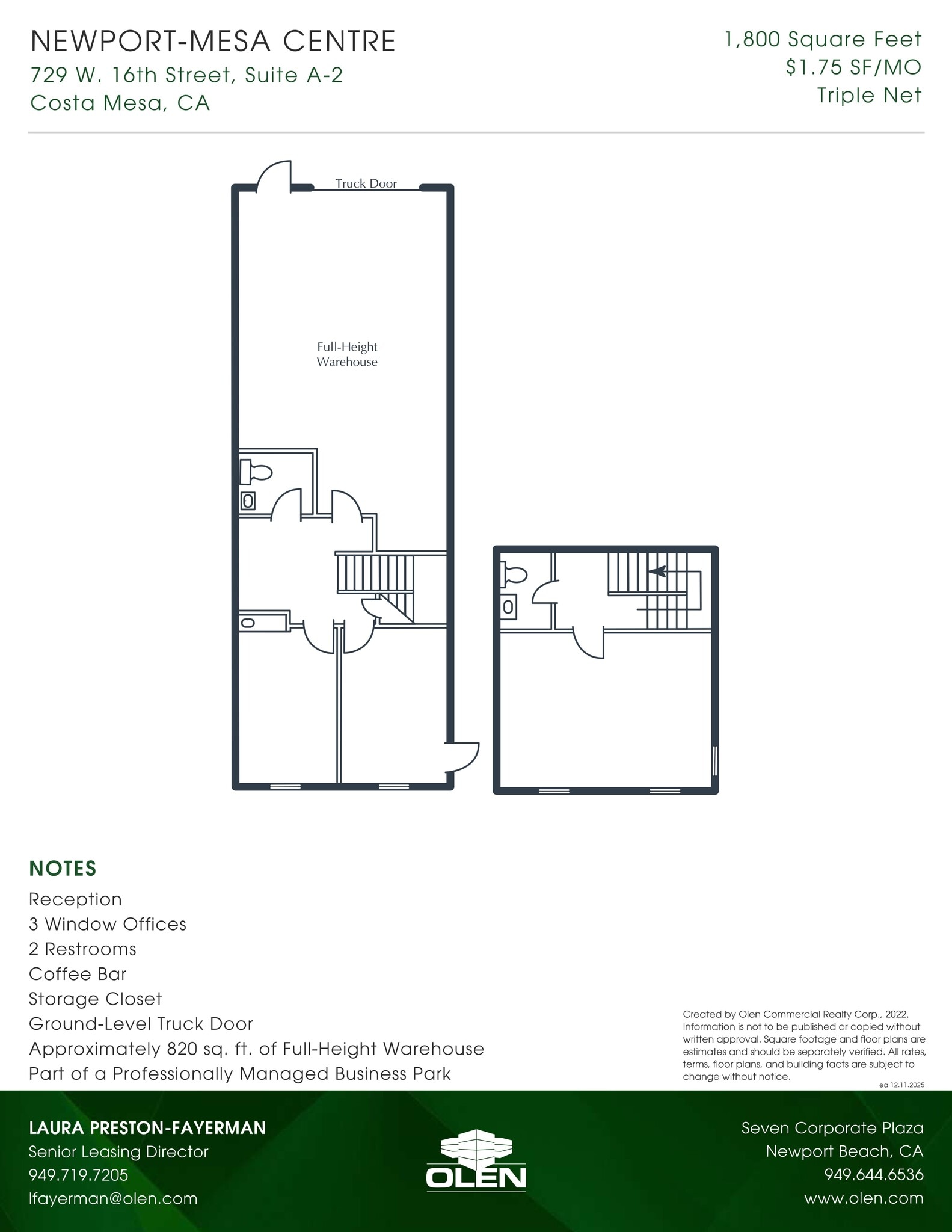 1599 Superior Ave, Costa Mesa, CA for lease Interior Photo- Image 1 of 1