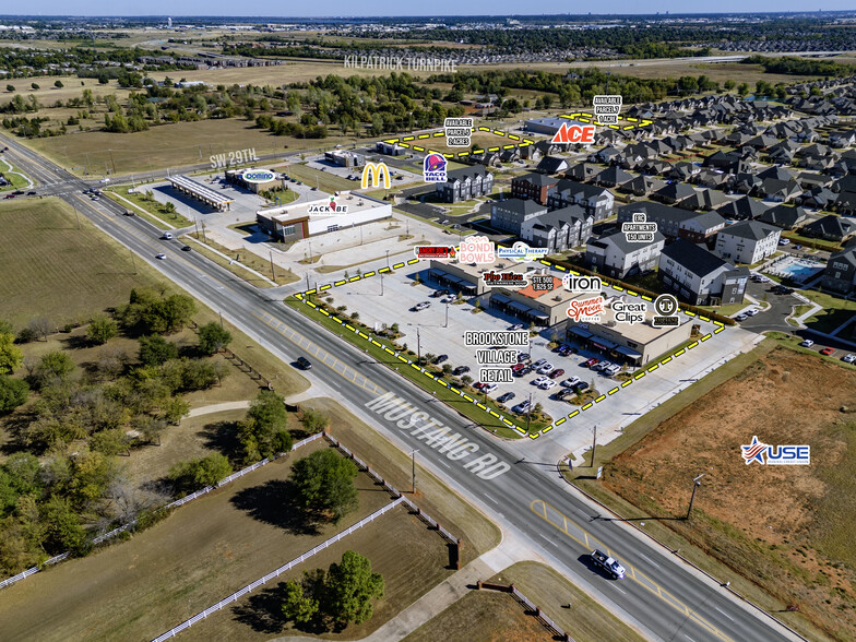 3200 S. Mustang Road, Yukon, OK for lease - Aerial - Image 2 of 3