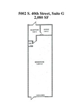 5002 S 40th St, Phoenix, AZ for lease Floor Plan- Image 1 of 1