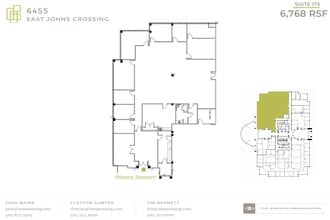 6455 E Johns Xing, Johns Creek, GA for lease Floor Plan- Image 1 of 1