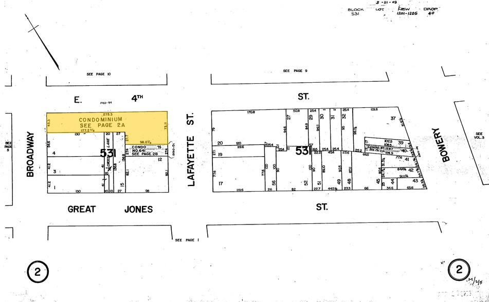 14 E 4th St, New York, NY for sale - Plat Map - Image 2 of 36