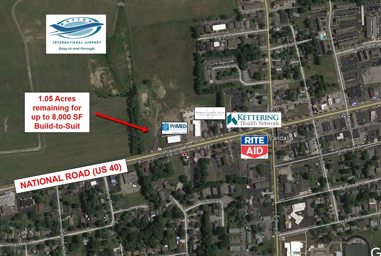 235 W National Rd, Vandalia, OH 45377 Land for Sale