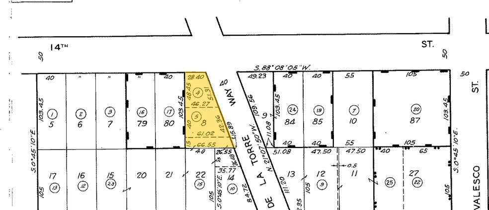 3414 14th St, Los Angeles, CA for lease - Plat Map - Image 3 of 3