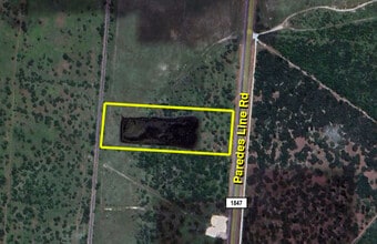 Paredes Line Rd (S 6.57 Ac), Brownsville, TX - AERIAL  map view