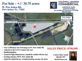 More details for 10907 Port Arthur Road, Beaumont, TX - Land for Sale