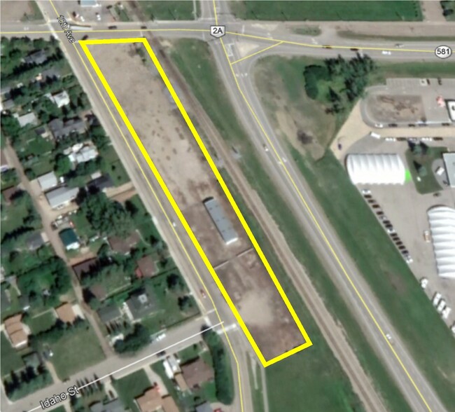 670 10th Ave, Carstairs, AB for sale - Aerial - Image 2 of 2