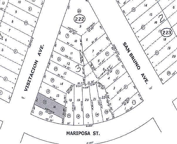 45 Visitacion Ave, Brisbane, CA for sale - Plat Map - Image 3 of 51