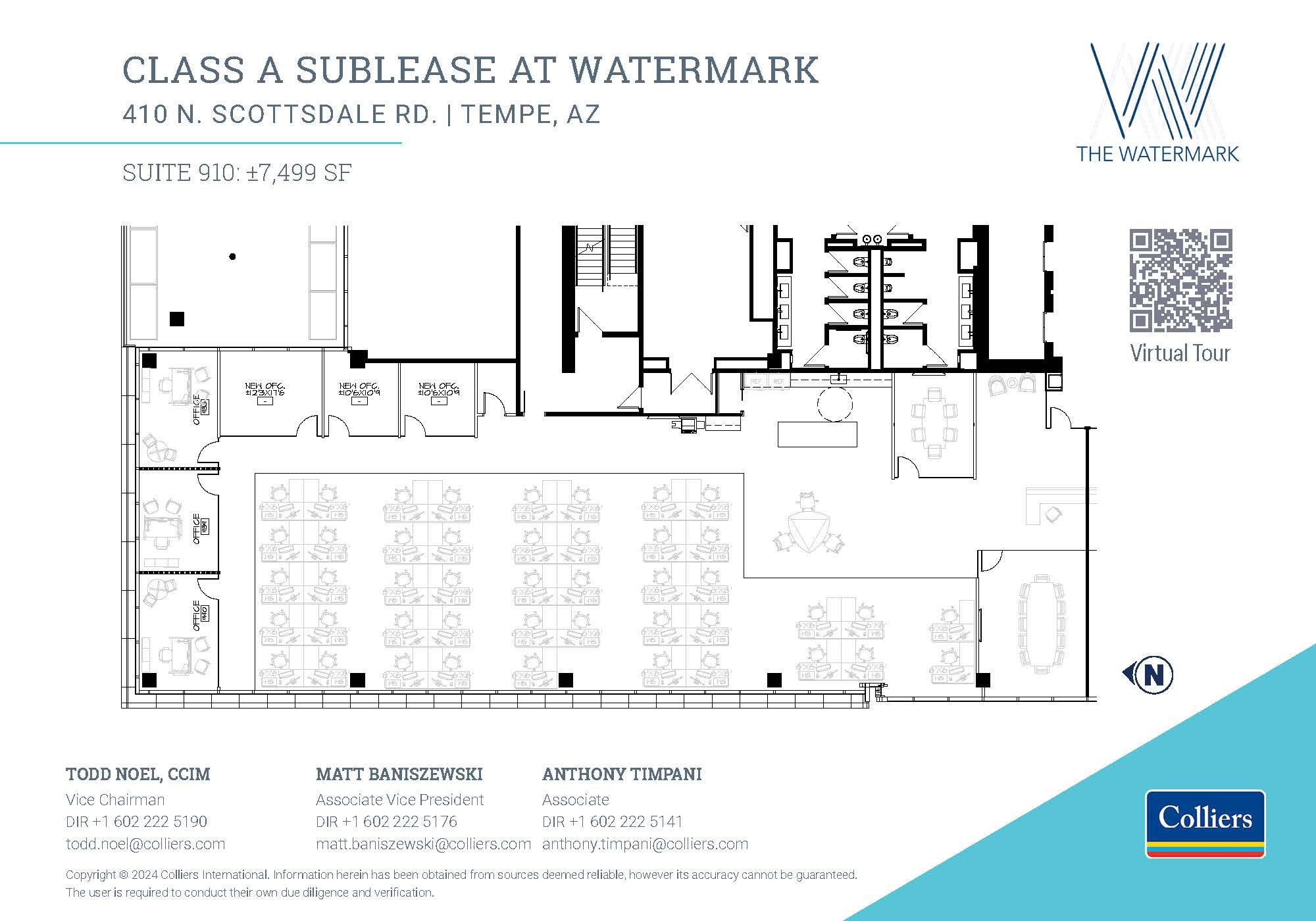 410 N Scottsdale Rd, Tempe, AZ for lease Floor Plan- Image 1 of 5