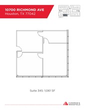 10700 Richmond Ave, Houston, TX for lease Floor Plan- Image 1 of 1