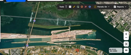 118 W Portage Ave, Sault Sainte Marie, MI - Aerial map view