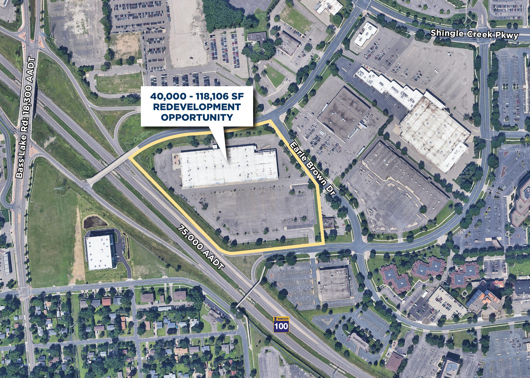 5930 Earle Brown Dr, Brooklyn Center, MN 55430 Former KMart