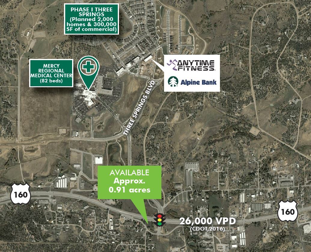 SWC Hwy 160 & Three Springs Blvd, Durango, CO for sale Building Photo- Image 1 of 1