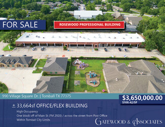 More details for 990 Village Sq, Tomball, TX - Office for Sale