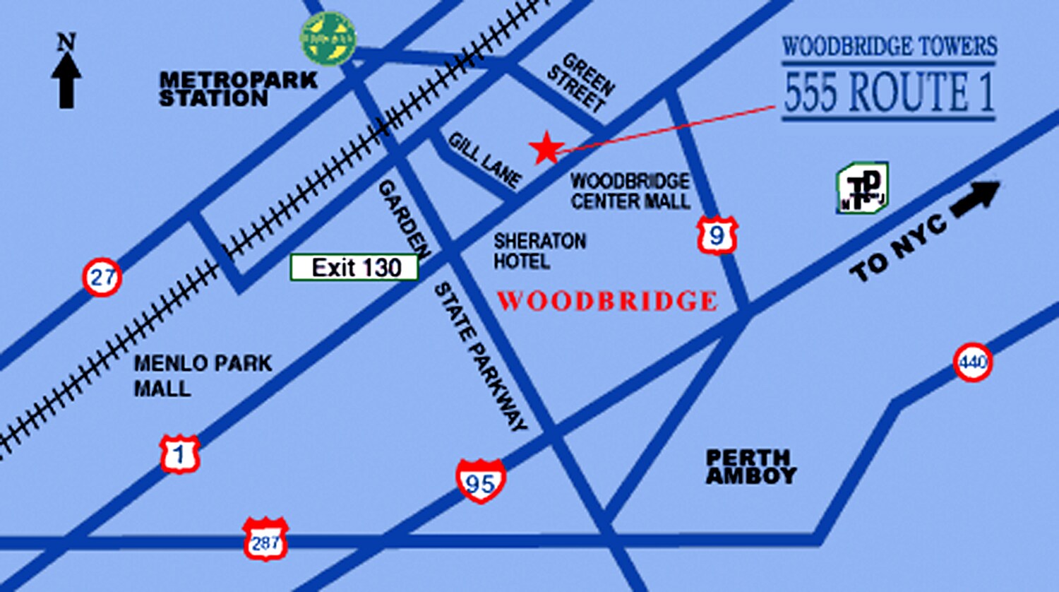 555 US Highway 1 S, Iselin, NJ 08830 Woodbridge Towers