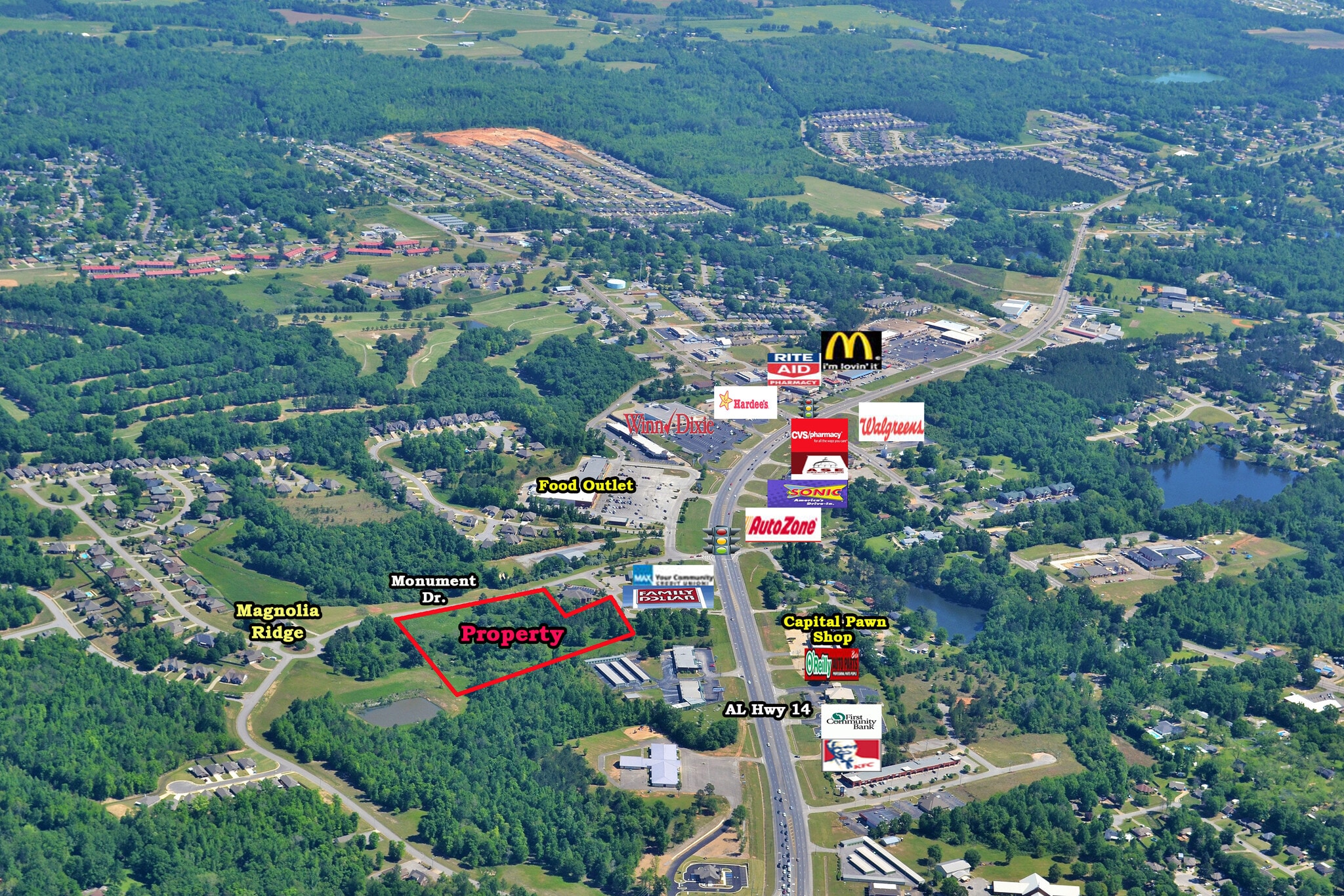 Alabama Hwy 14 & Monument Dr, Millbrook, AL 36054 Magnolia Ridge