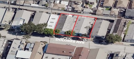 10600 Dolores Ave, South Gate, CA - aerial  map view