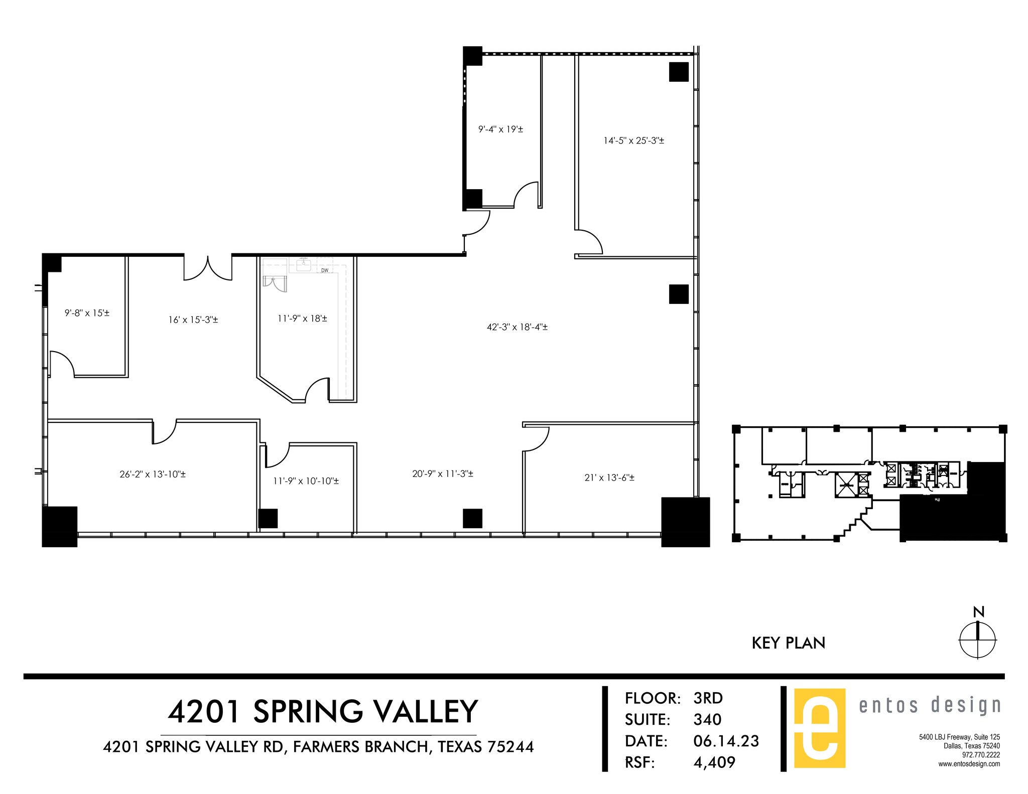 4201 Spring Valley Rd, Dallas, TX for lease Site Plan- Image 1 of 1