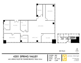 4201 Spring Valley Rd, Dallas, TX for lease Site Plan- Image 1 of 1