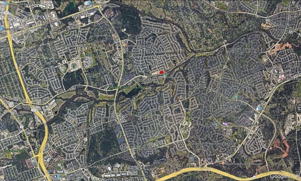 3831 Brushy Creek Road, Cedar Park, TX for sale - Aerial - Image 3 of 3